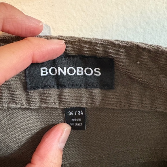 🍃Bonobos Light Sage Green Corduroy Pants🍃 - Picture 2 of 3